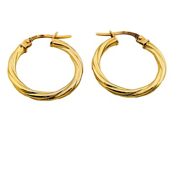 9ct Gold 0.8g Hoop Earrings